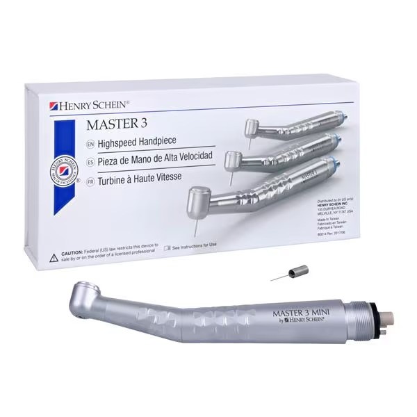 (image for) Master 3 Mini High Speed Handpiece 4 Hole Ea